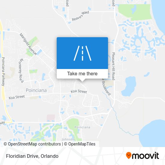 Mapa de Floridian Drive