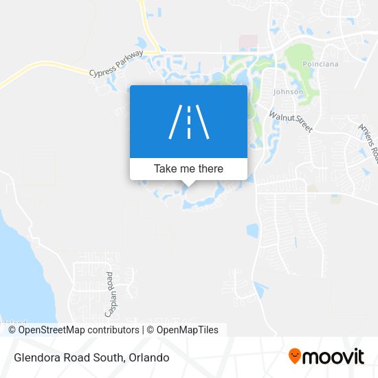Glendora Road South map