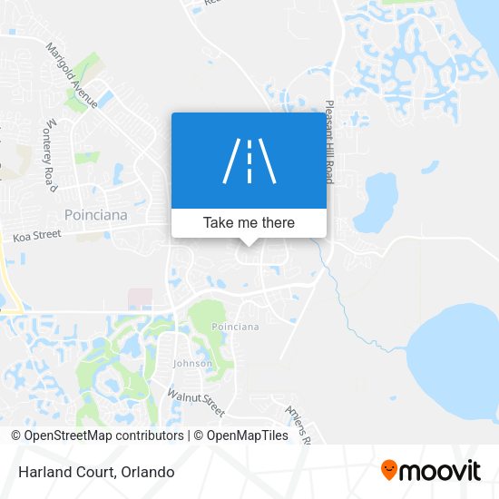 Mapa de Harland Court