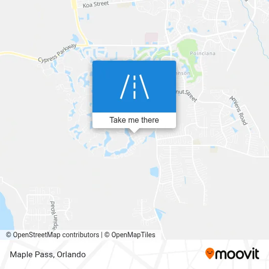 Maple Pass map