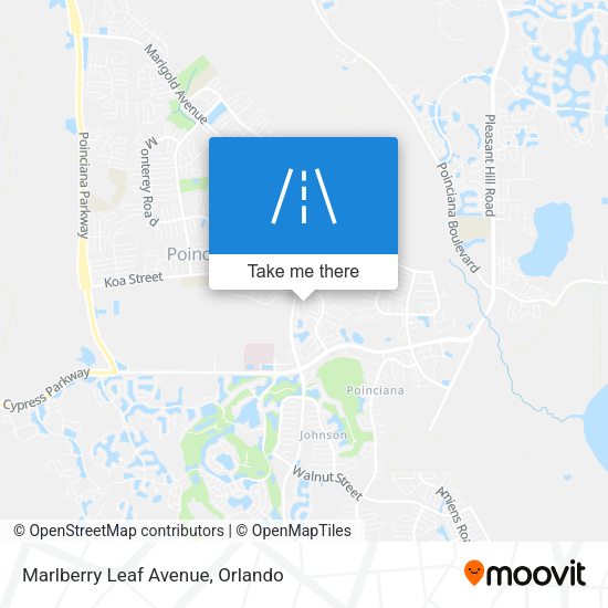 Mapa de Marlberry Leaf Avenue