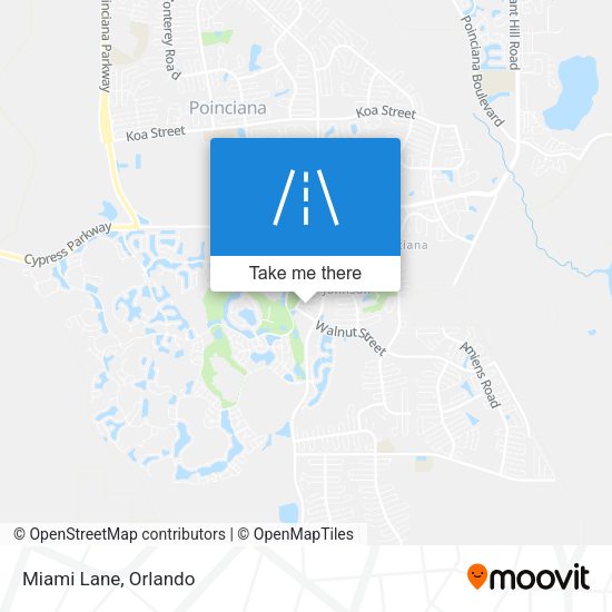 Mapa de Miami Lane