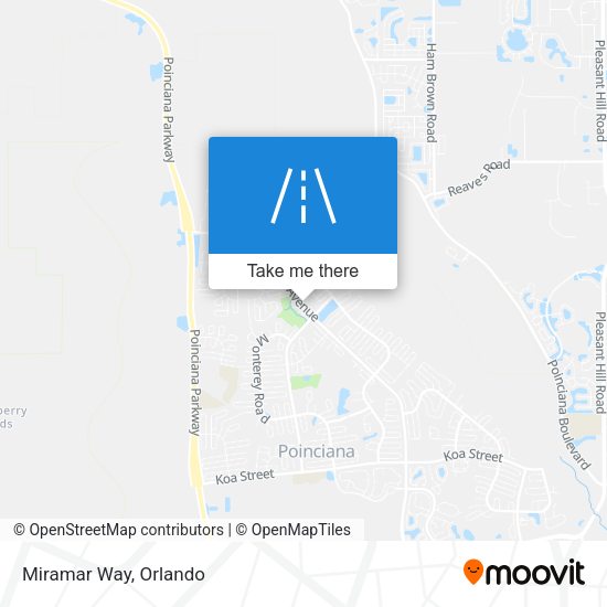 Mapa de Miramar Way