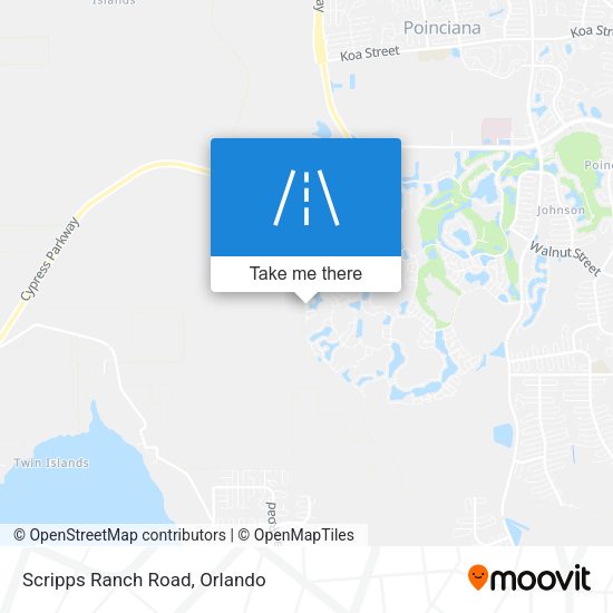 Mapa de Scripps Ranch Road