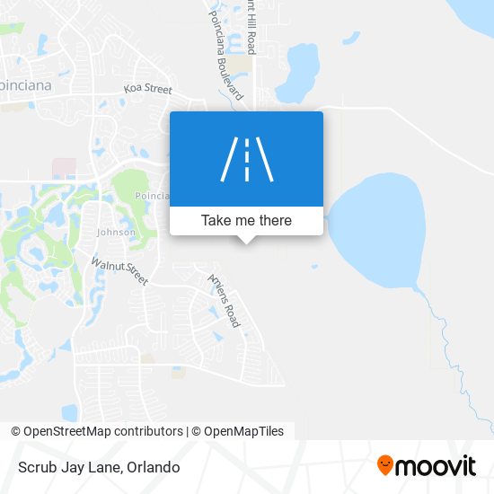 Scrub Jay Lane map