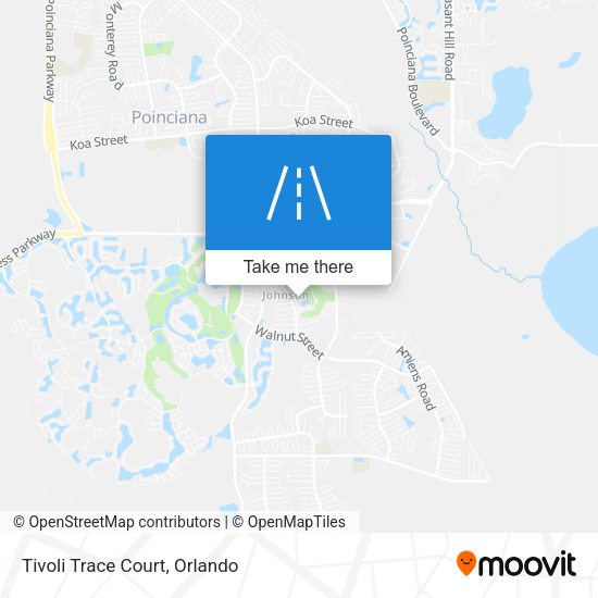 Mapa de Tivoli Trace Court