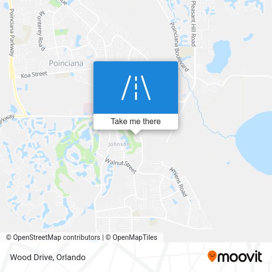 Wood Drive map