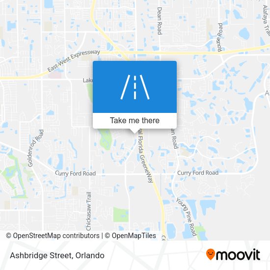 Mapa de Ashbridge Street