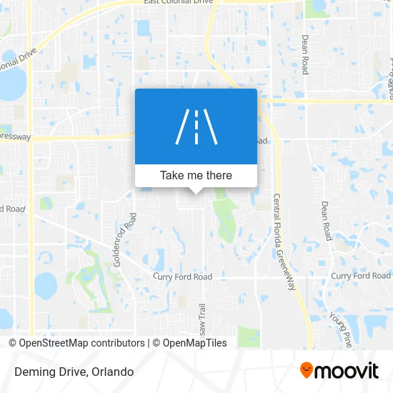 Deming Drive map