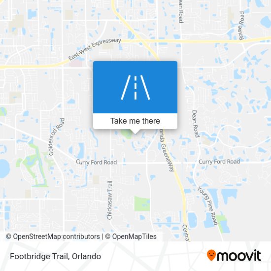 Mapa de Footbridge Trail