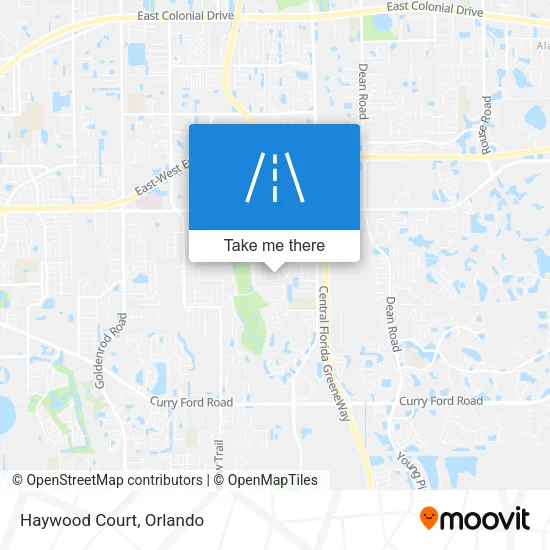 Haywood Court map