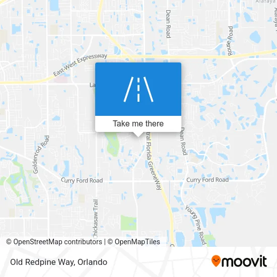 Old Redpine Way map