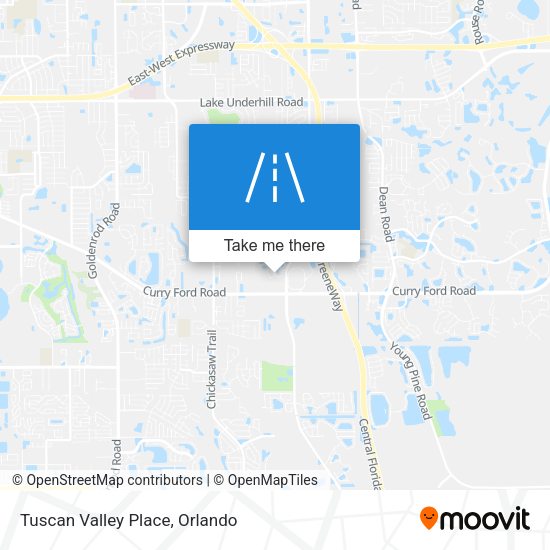 Tuscan Valley Place map