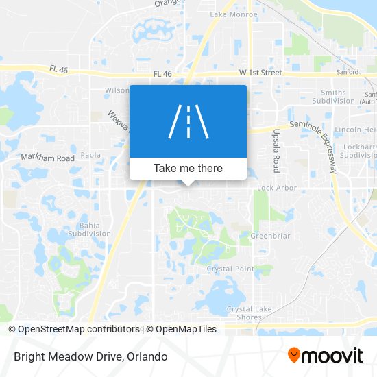 Bright Meadow Drive map