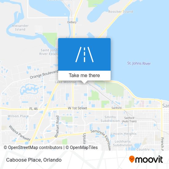 Mapa de Caboose Place