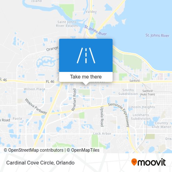 Mapa de Cardinal Cove Circle