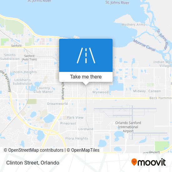 Mapa de Clinton Street