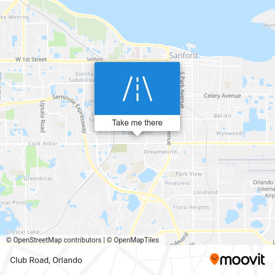 Mapa de Club Road