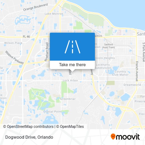 Mapa de Dogwood Drive