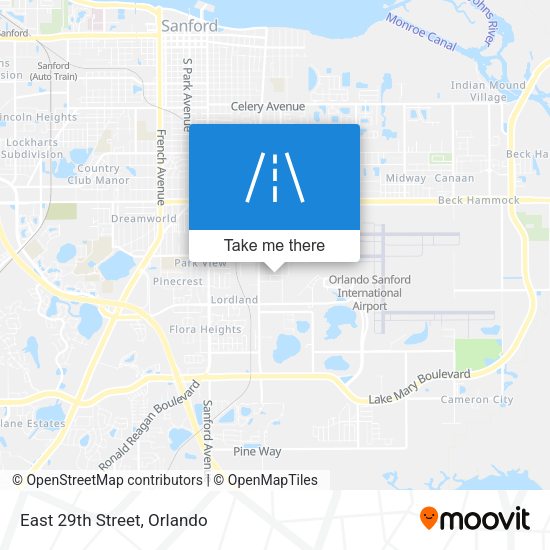 Mapa de East 29th Street