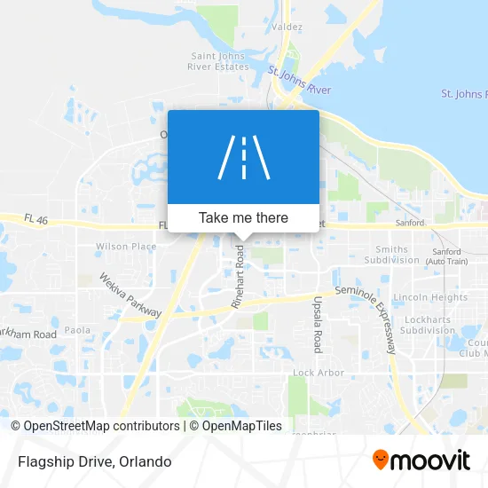 Mapa de Flagship Drive