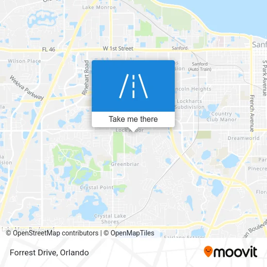 Mapa de Forrest Drive