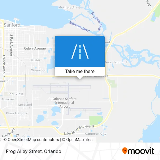 Frog Alley Street map