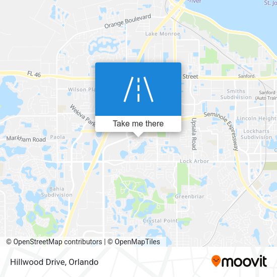 Mapa de Hillwood Drive