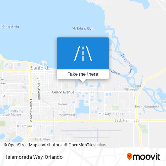 Islamorada Way map