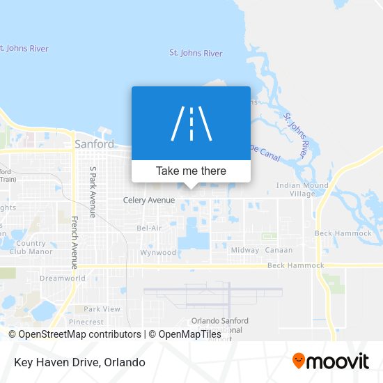 Mapa de Key Haven Drive