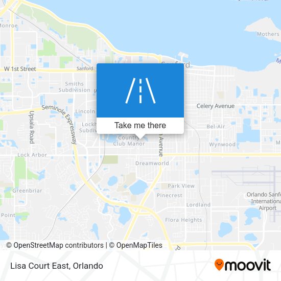 Mapa de Lisa Court East