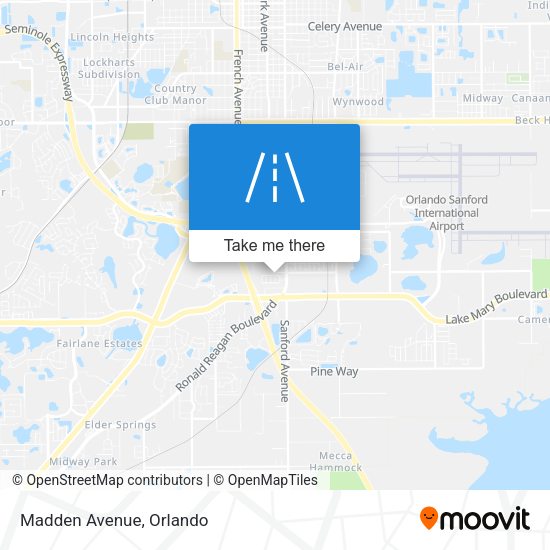 Mapa de Madden Avenue
