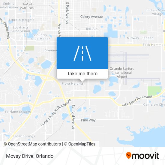 Mapa de Mcvay Drive