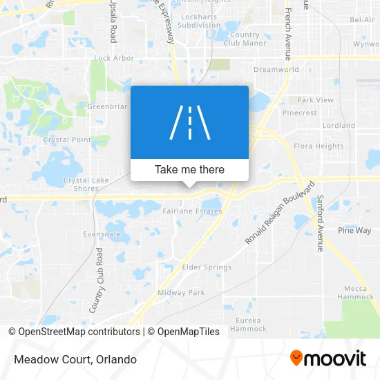 Meadow Court map