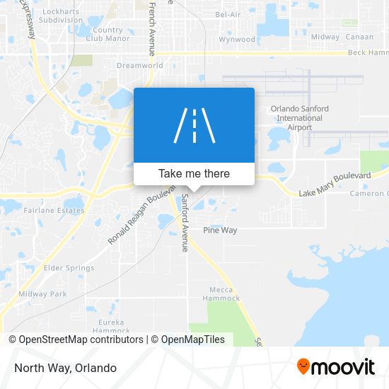 Mapa de North Way