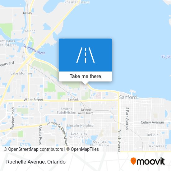 Mapa de Rachelle Avenue