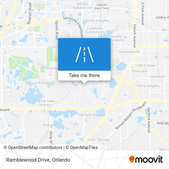Mapa de Ramblewood Drive