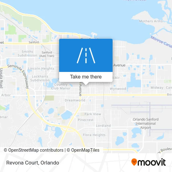 Revona Court map