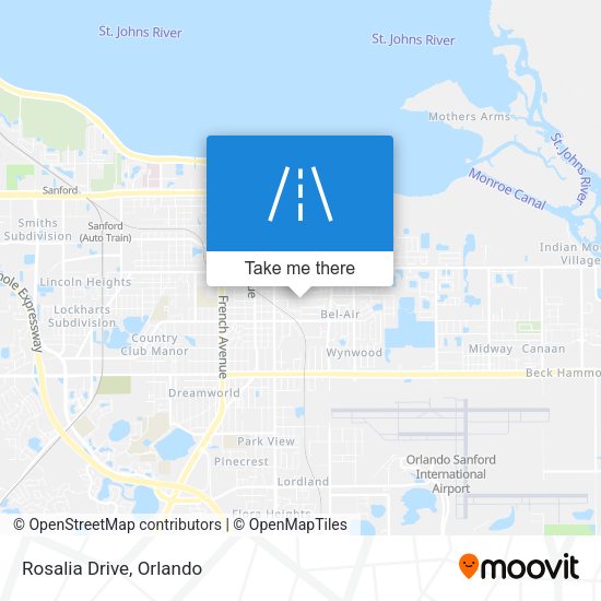 Mapa de Rosalia Drive