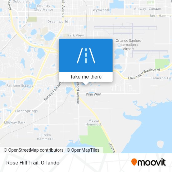 Rose Hill Trail map