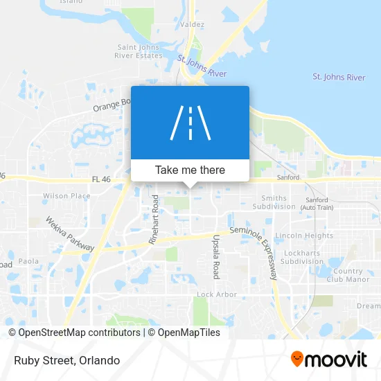Mapa de Ruby Street