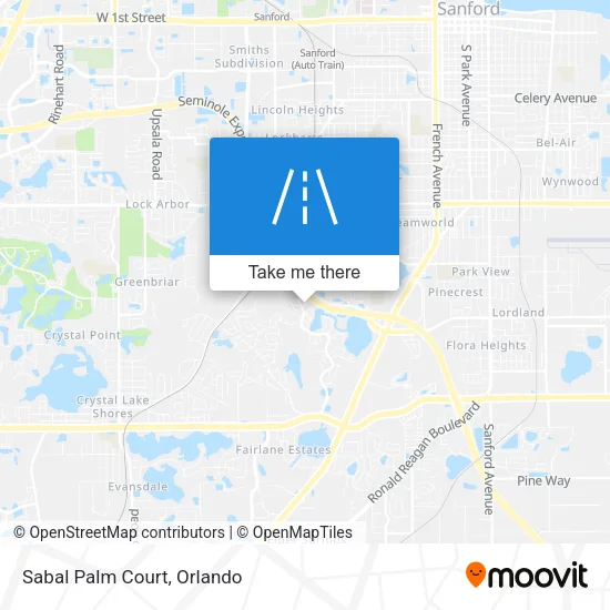 Sabal Palm Court map