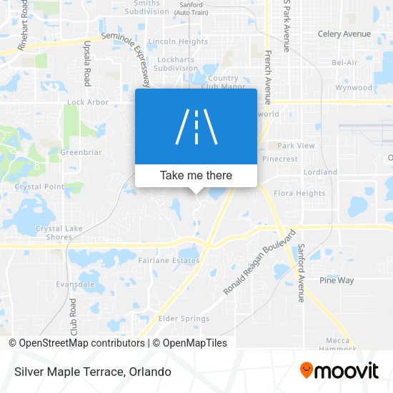 Silver Maple Terrace map