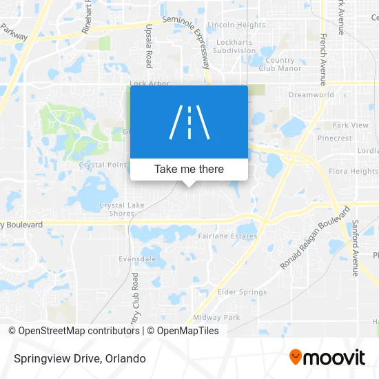 Springview Drive map