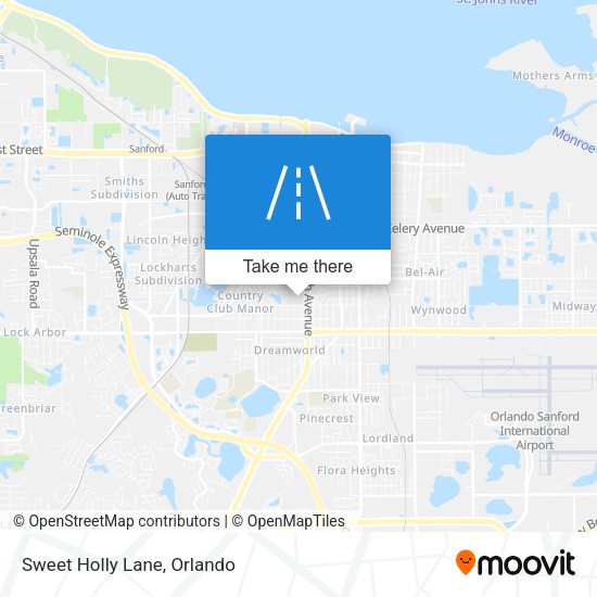 Sweet Holly Lane map