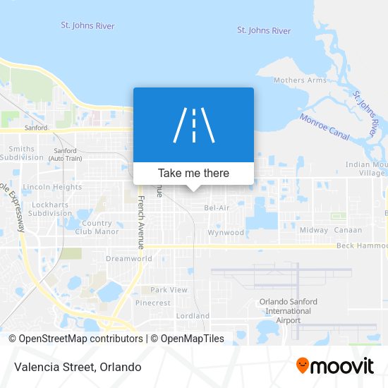 Mapa de Valencia Street
