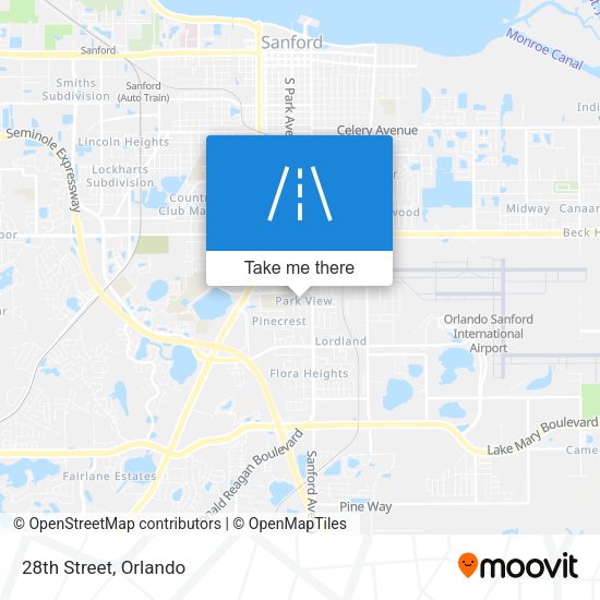 Mapa de 28th Street