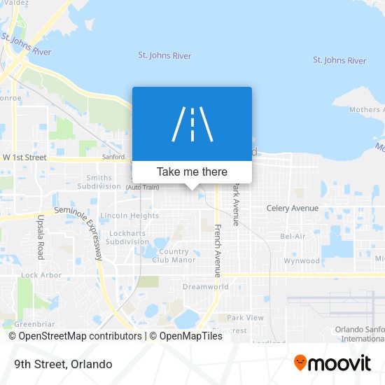 Mapa de 9th Street