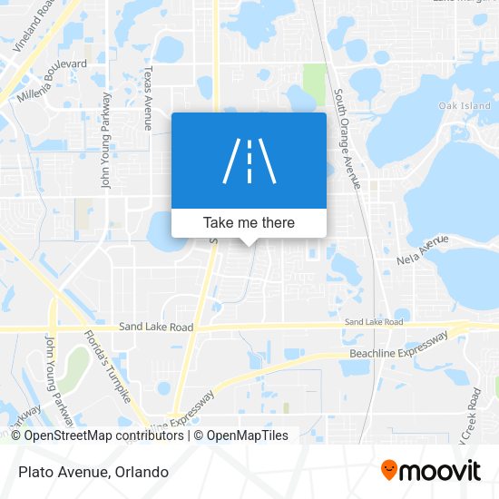 Mapa de Plato Avenue