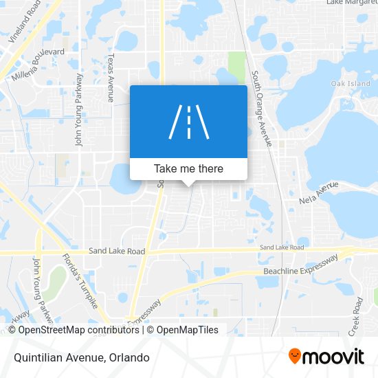 Mapa de Quintilian Avenue